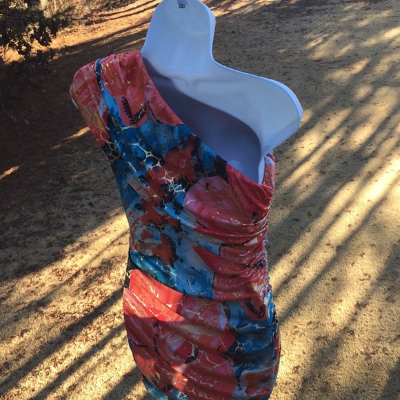 Multicolored stretchy reversible dress - Picture 5 of 6